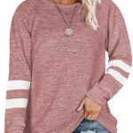 DOLNINE Plus Size Sweatshirts for Women Long Sleeve Oversized Tunic Tops