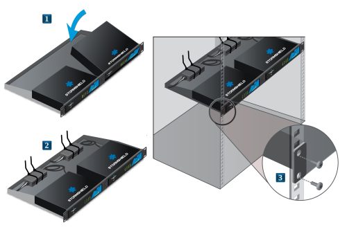 Plateau 1U SN-S-Series 19" Stormshield | NA-SN-S-RACKPLATE